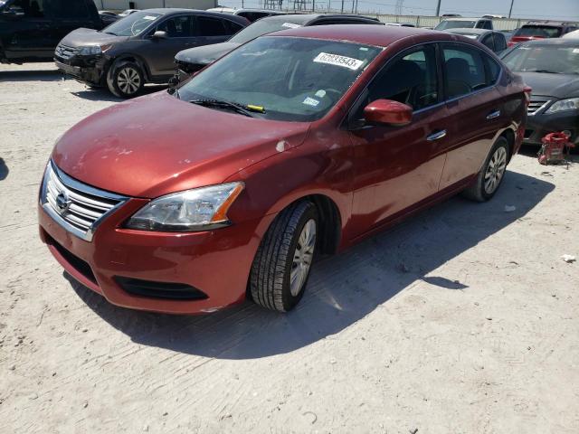 NISSAN SENTRA S 2015 with VIN 3N1AB7AP8FY246718 - Photo from auction