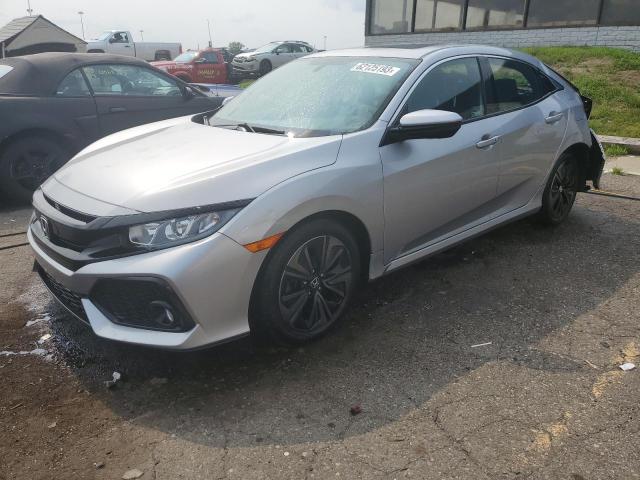 HONDA CIVIC EX 2018 with VIN SHHFK7H56JU237154 - Photo from auction