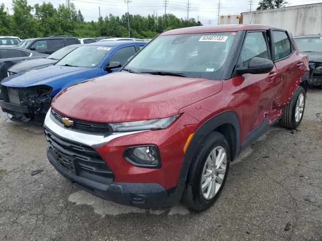 CHEVROLET TRAILBLAZE 2021 with VIN KL79MMS24MB117699 - Photo from auction