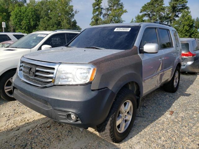 HONDA PILOT EXLN 2011 with VIN 5FNYF4H70BB063372 - Photo from auction