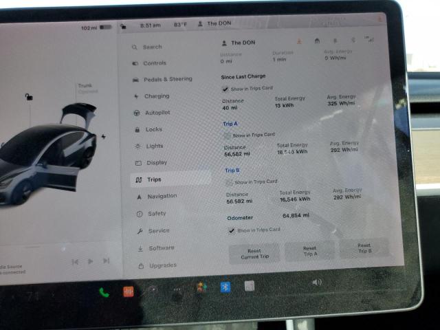 Photo 9 from auction – 2019 TESLA MODEL 3 with VIN 5YJ3E1EA1KF313679