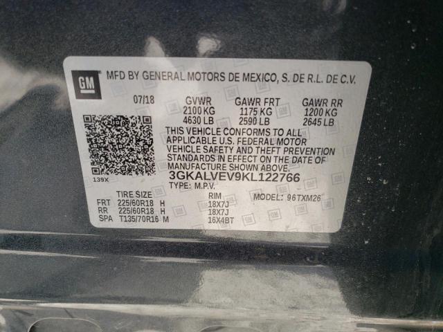 Photo 14 from auction – 2019 GMC TERRAIN SL with VIN 3GKALVEV9KL122766