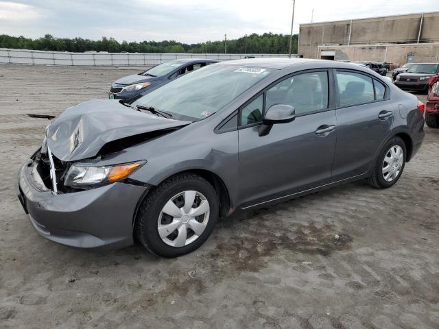 HONDA CIVIC LX 2012 with VIN 19XFB2F5XCE373335 - Photo from auction