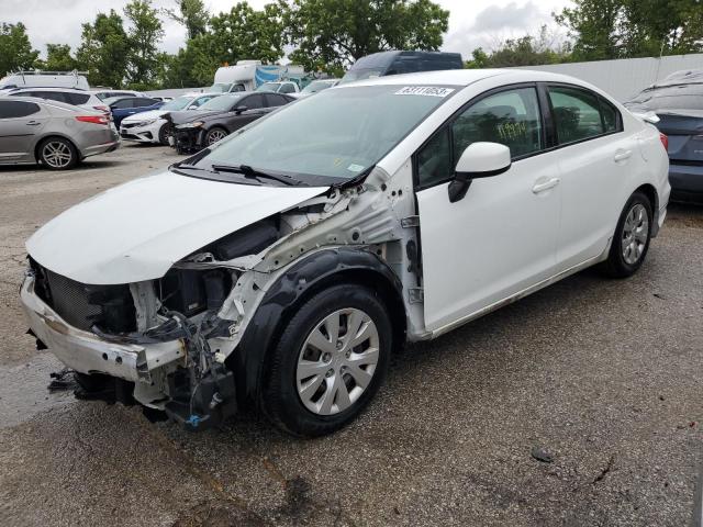 HONDA CIVIC LX 2012 with VIN 19XFB2F50CE086487 - Photo from auction
