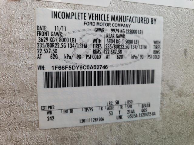 Photo 10 from auction – 2012 FORD F53 with VIN 1F66F5DY9C0A02746