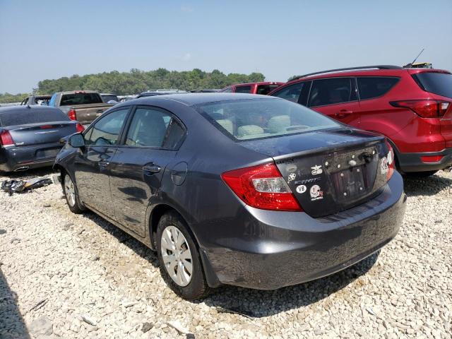Photo 2 from auction – 2012 HONDA CIVIC LX with VIN 19XFB2F59CE015482
