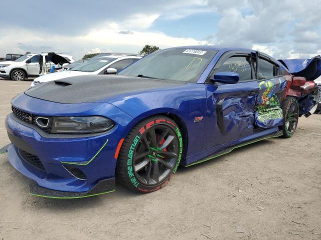 DODGE CHARGER SC 2019 with VIN 2C3CDXGJ9KH553001 - Photo from auction