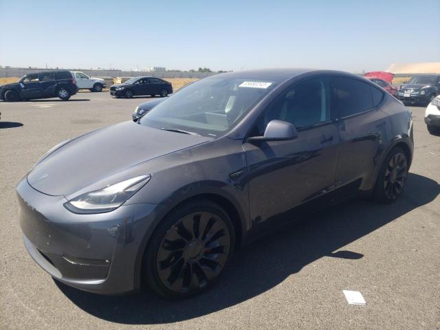 TESLA MODEL Y 2022 with VIN 7SAYGDEF7NF407750 - Photo from auction