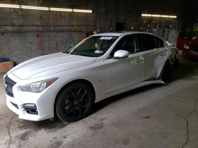 INFINITI Q50 BASE 2014 with VIN JN1BV7AR1EM696287 - Photo from auction