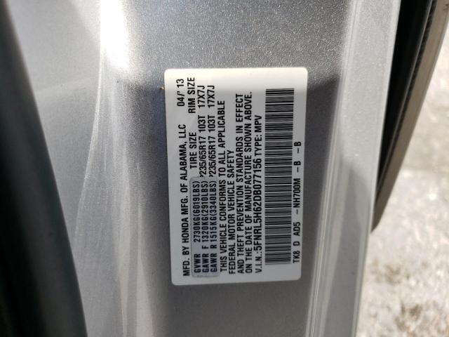 Photo 14 from auction – 2013 HONDA ODYSSEY EX with VIN 5FNRL5H62DB077156