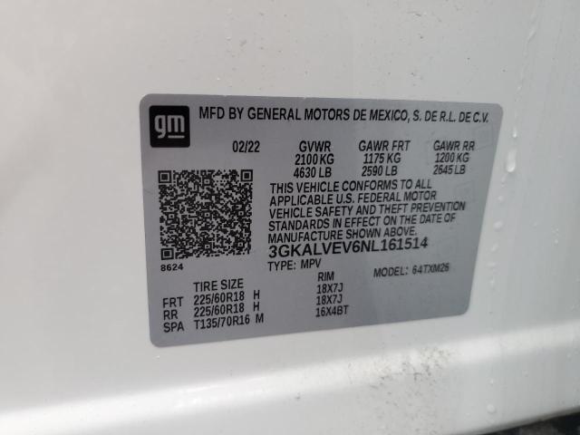 Photo 14 from auction – 2022 GMC TERRAIN SL with VIN 3GKALVEV6NL161514