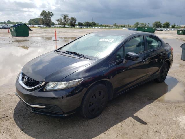 HONDA CIVIC LX 2015 with VIN 19XFB2F51FE096059 - Photo from auction