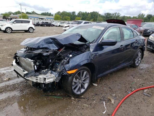 HONDA CIVIC EX 2021 with VIN 19XFC1F33ME009071 - Photo from auction