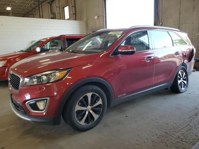 KIA SORENTO EX 2017 with VIN 5XYPHDA56HG322852 - Photo from auction
