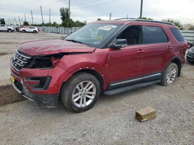 FORD EXPLORER X 2017 with VIN 1FM5K7DH8HGA97083 - Photo from auction