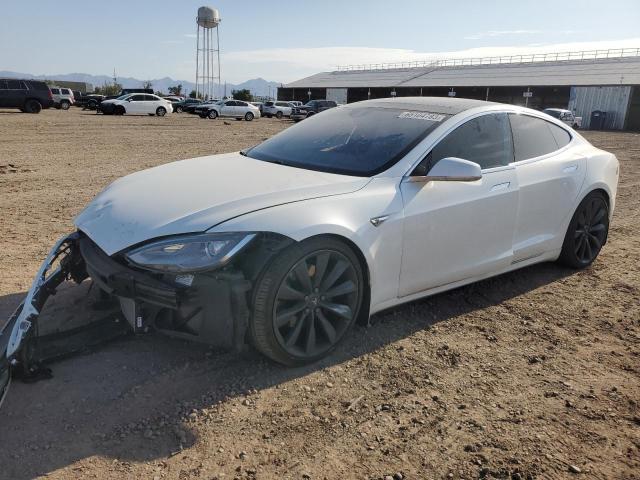 TESLA MODEL S 2016 with VIN 5YJSA1E28GF125135 - Photo from auction