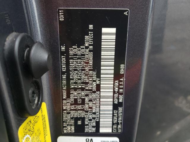 Photo 14 from auction – 2011 TOYOTA VENZA with VIN 4T3ZA3BB4BU045056