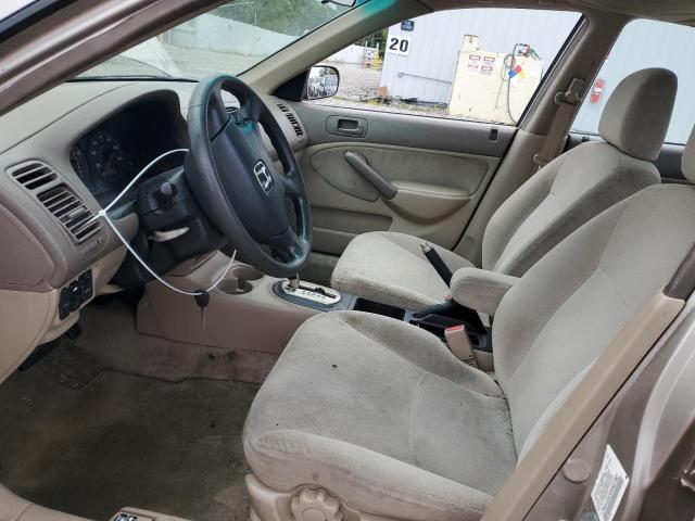 Photo 7 from auction – 2001 HONDA CIVIC EX with VIN 2HGES267X1H552782