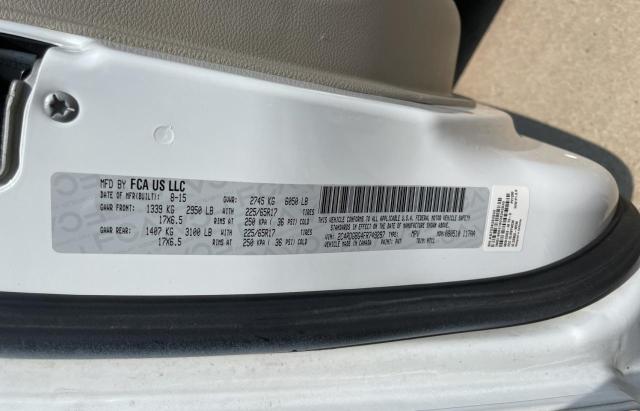 Photo 10 from auction – 2015 DODGE GRAND CARA with VIN 2C4RDGBG4FR749297