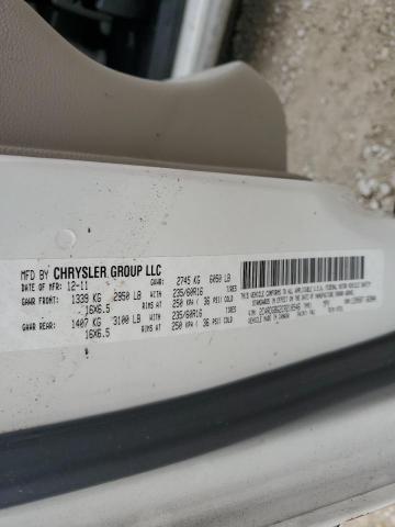 Photo 14 from auction – 2012 DODGE GRAND CARA with VIN 2C4RDGBG2CR218546