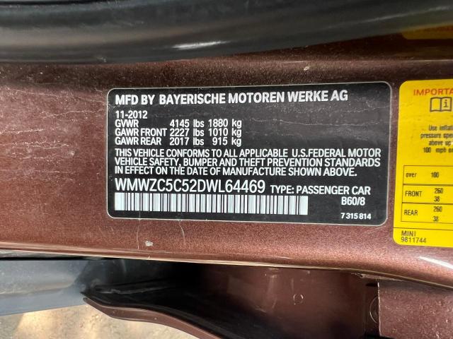 Photo 10 from auction – 2013 MINI COOPER S C with VIN WMWZC5C52DWL64469