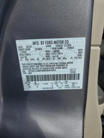 Photo 14 from auction – 2008 FORD ESCAPE HEV with VIN 1FMCU49H48KB41053