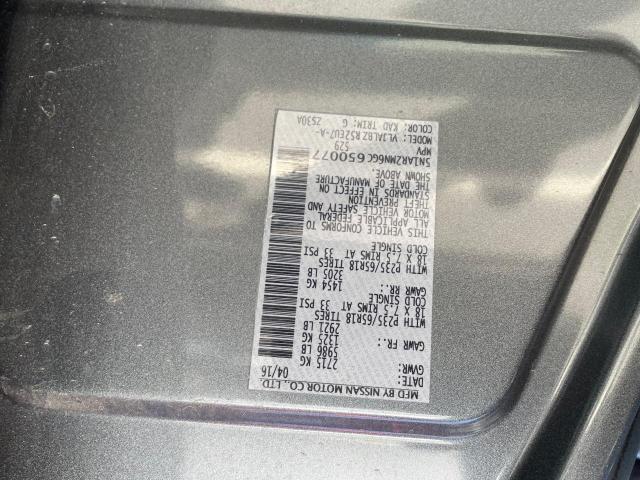 Photo 10 from auction – 2016 NISSAN PATHFINDER with VIN 5N1AR2MN6GC650077