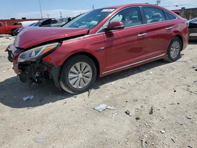 HYUNDAI SONATA HYB 2016 with VIN KMHE24L15GA012348 - Photo from auction