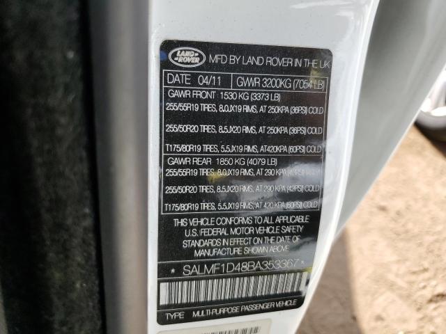 Photo 14 from auction – 2011 LAND ROVER RANGE ROVE with VIN SALMF1D48BA353367