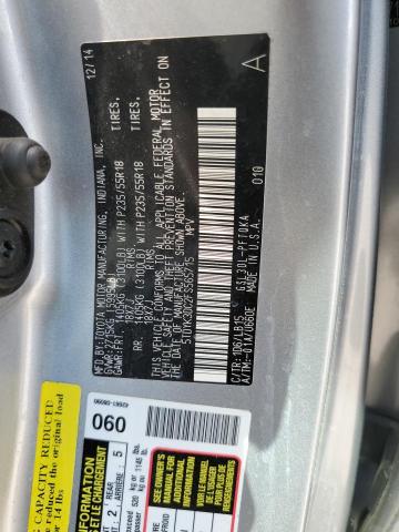 Photo 14 from auction – 2015 TOYOTA SIENNA XLE with VIN 5TDYK3DC2FS565715
