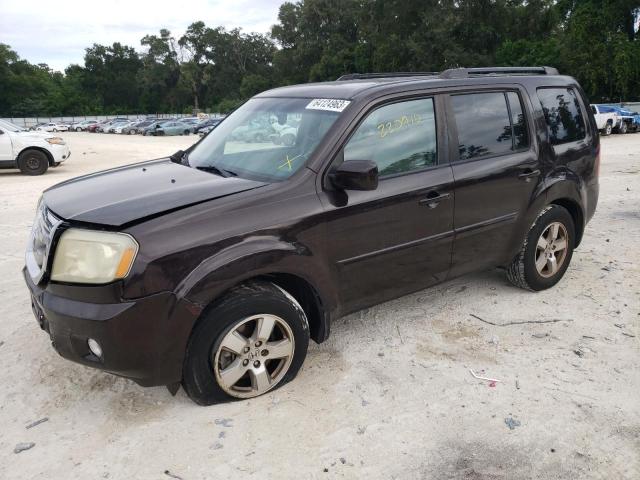 HONDA PILOT EXL 2011 with VIN 5FNYF3H52BB040748 - Photo from auction