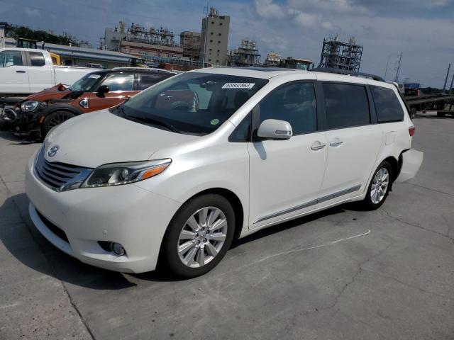 TOYOTA SIENNA XLE 2017 with VIN 5TDYZ3DC4HS837860 - Photo from auction