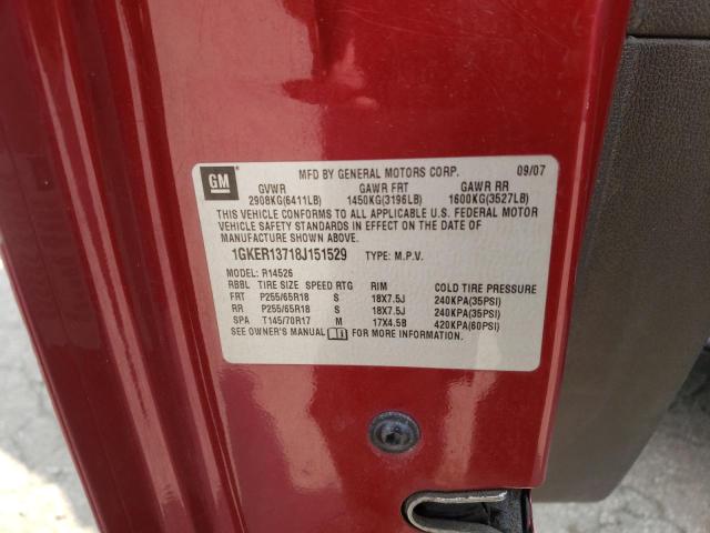 Photo 14 from auction – 2008 GMC ACADIA SLE with VIN 1GKER13718J151529