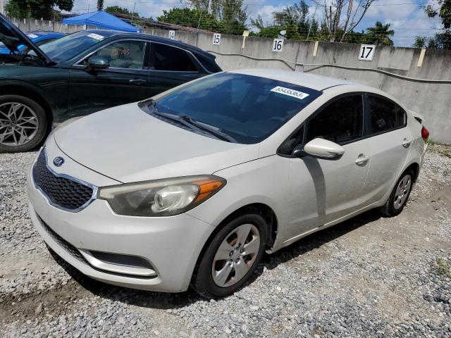 KIA FORTE LX 2015 with VIN KNAFK4A60F5314108 - Photo from auction