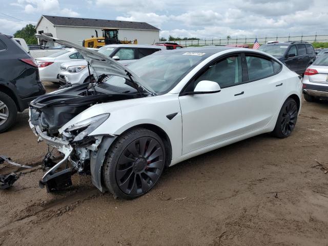 TESLA MODEL 3 2022 with VIN 5YJ3E1EC2NF164186 - Photo from auction