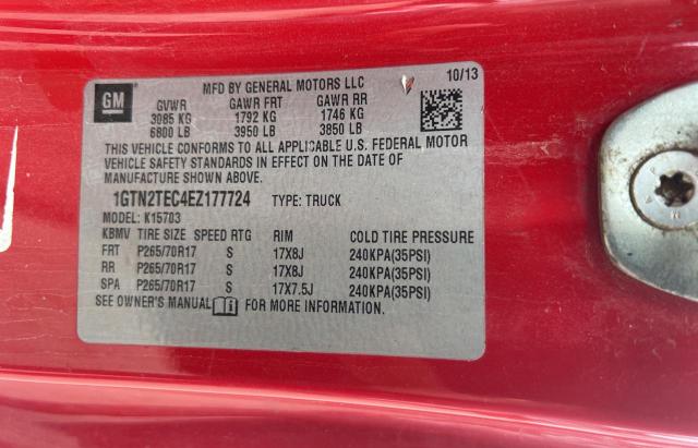 Photo 10 from auction – 2014 GMC SIERRA K15 with VIN 1GTN2TEC4EZ177724