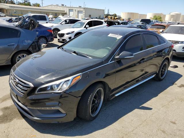 HYUNDAI SONATA SPO 2017 with VIN 5NPE34AB8HH523060 - Photo from auction