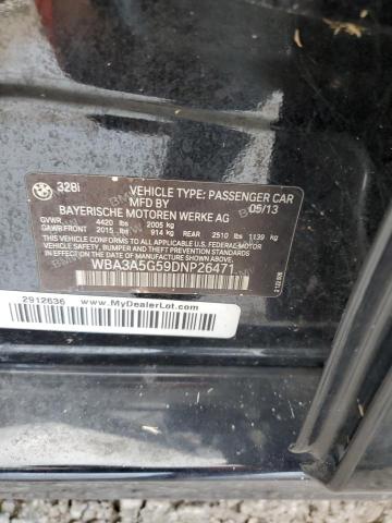 Photo 10 from auction – 2013 BMW 328 I with VIN WBA3A5G59DNP26471