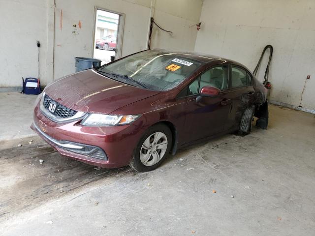HONDA CIVIC LX 2014 with VIN 19XFB2F57EE000305 - Photo from auction