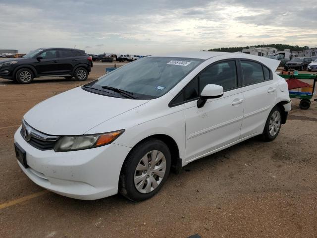 Photo 1 from auction – 2012 HONDA CIVIC LX with VIN 2HGFB2F58CH567545