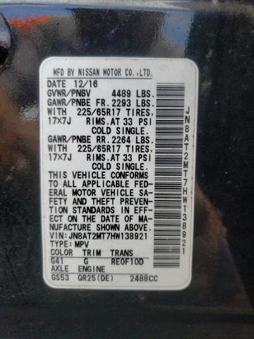 Photo 14 from auction – 2017 NISSAN ROGUE S with VIN JN8AT2MT7HW138921