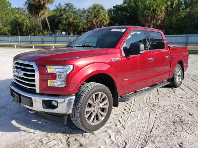 FORD F150 SUPER 2017 with VIN 1FTEW1EP4HFB87011 - Photo from auction