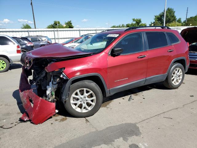 Photo 1 from auction – 2015 JEEP CHEROKEE S with VIN 1C4PJMAB7FW675529