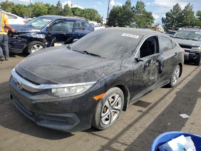 HONDA CIVIC LX 2018 with VIN 2HGFC2F56JH581177 - Photo from auction
