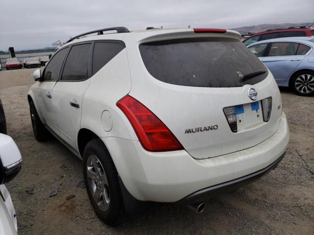 Photo 2 from auction – 2005 NISSAN MURANO SL with VIN JN8AZ08TX5W320007