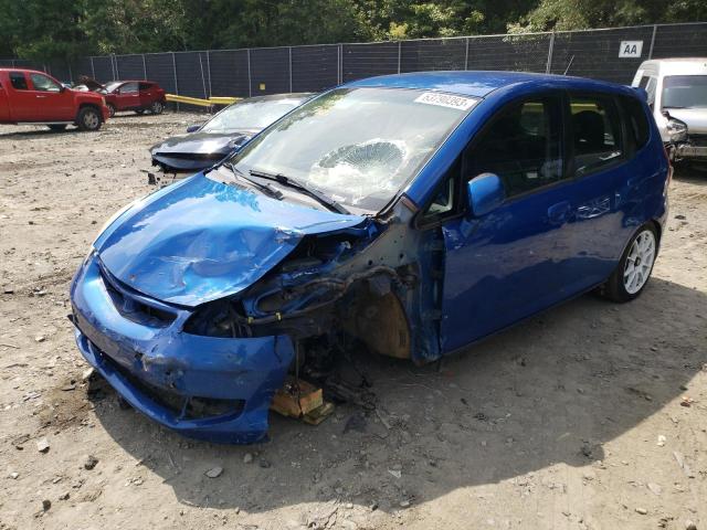 HONDA FIT 2008 with VIN JHMGD38678S027711 - Photo from auction