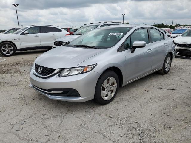 HONDA CIVIC LX 2014 with VIN 19XFB2F53EE053812 - Photo from auction