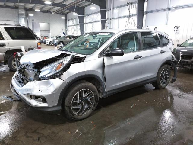 HONDA CR-V SE 2016 with VIN 5J6RM4H47GL086632 - Photo from auction