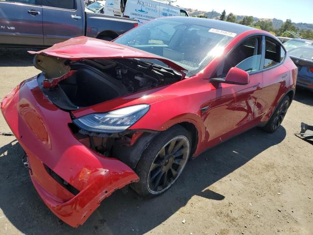 TESLA MODEL Y 2021 with VIN 5YJYGDEEXMF096379 - Photo from auction