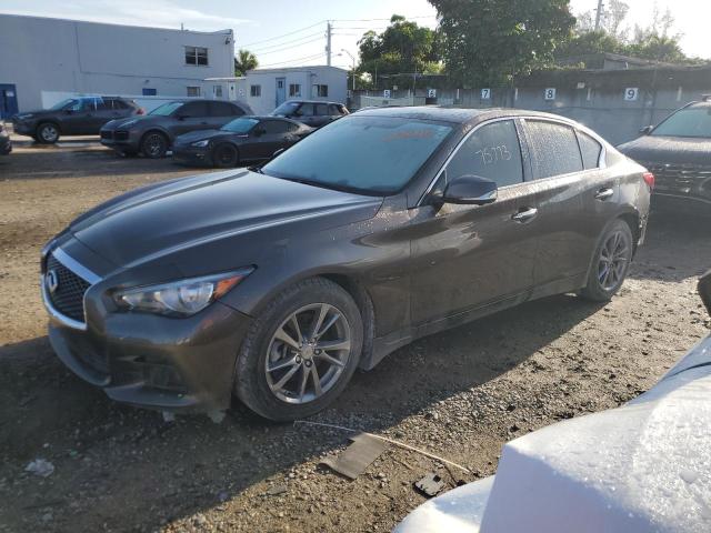 INFINITI Q50 PREMIU 2017 with VIN JN1EV7AP9HM740827 - Photo from auction
